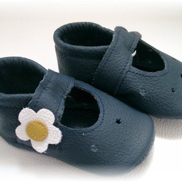 Babysandalen/Krabbelsandalen mit Blümchen