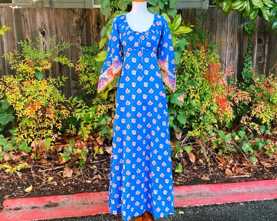 1970’s Lanz Originals Handkerchief Maxi Dress