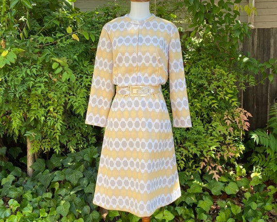 1960’s Toni Todd Midi Dress with Reversible Belt