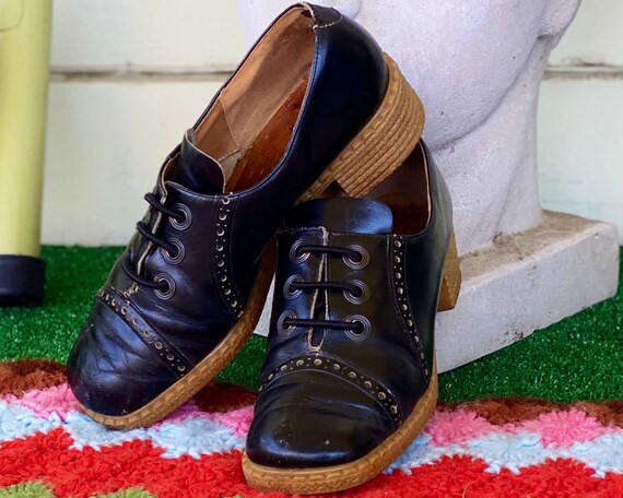 1970’s Siesta Oxford Brogue Gum Sole Platforms