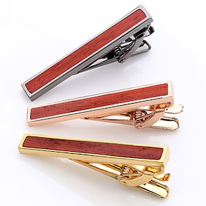 Engrave Wood tie clip, men tie clip,tie clip, men tie (TC009)