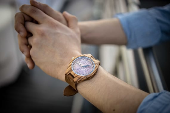 JewelryWe Orologio da uomo, analogico, al quarzo, da uomo