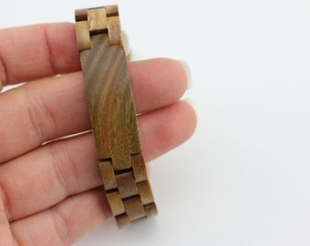 Holzarmband, Herren Damen Holz Armbänder, Geschenkidee für sie, Geburtstag Jubiläumsabschluss, Holz-Accessoires, Unisex Schmuck Weiß