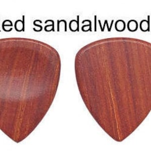 Engraved Wood Guitar Pick-Custom Engraved Wooden Guitar Pick-Guitar wood pick-Wood Guitar Pick Personalize Guitar Pick-Engrave guitar picks Red sandal wood