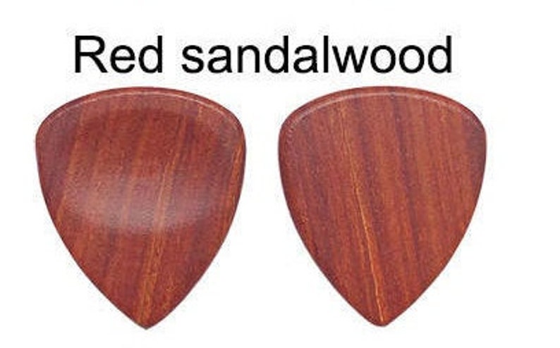 Engraved Wood Guitar Pick-Custom Engraved Wooden Guitar Pick-Guitar wood pick-Wood Guitar Pick Personalize Guitar Pick-Engrave guitar picks Red sandal wood