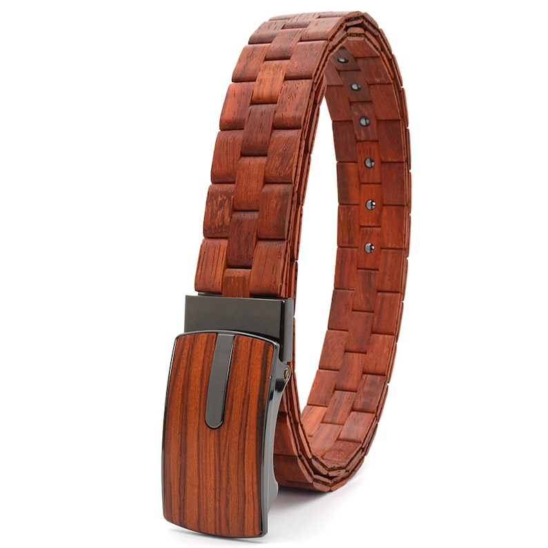 Engraving wood belt, Ebony wood belt, Wood belt, Men wood belt, Belt, Unisex wood belt, Fashion belt, Trendy wood belt, Eco-Friendly belt Red wood