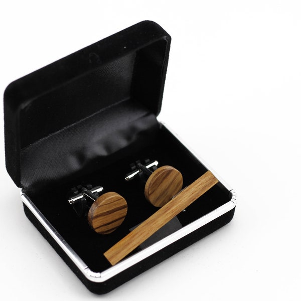 Engraved cufflink,wood cufflink,men cufflink,set cufflinks and tie clip,cufflink and tieclips,Men tie clip,Wood tie clip,Wood cufflink,sets