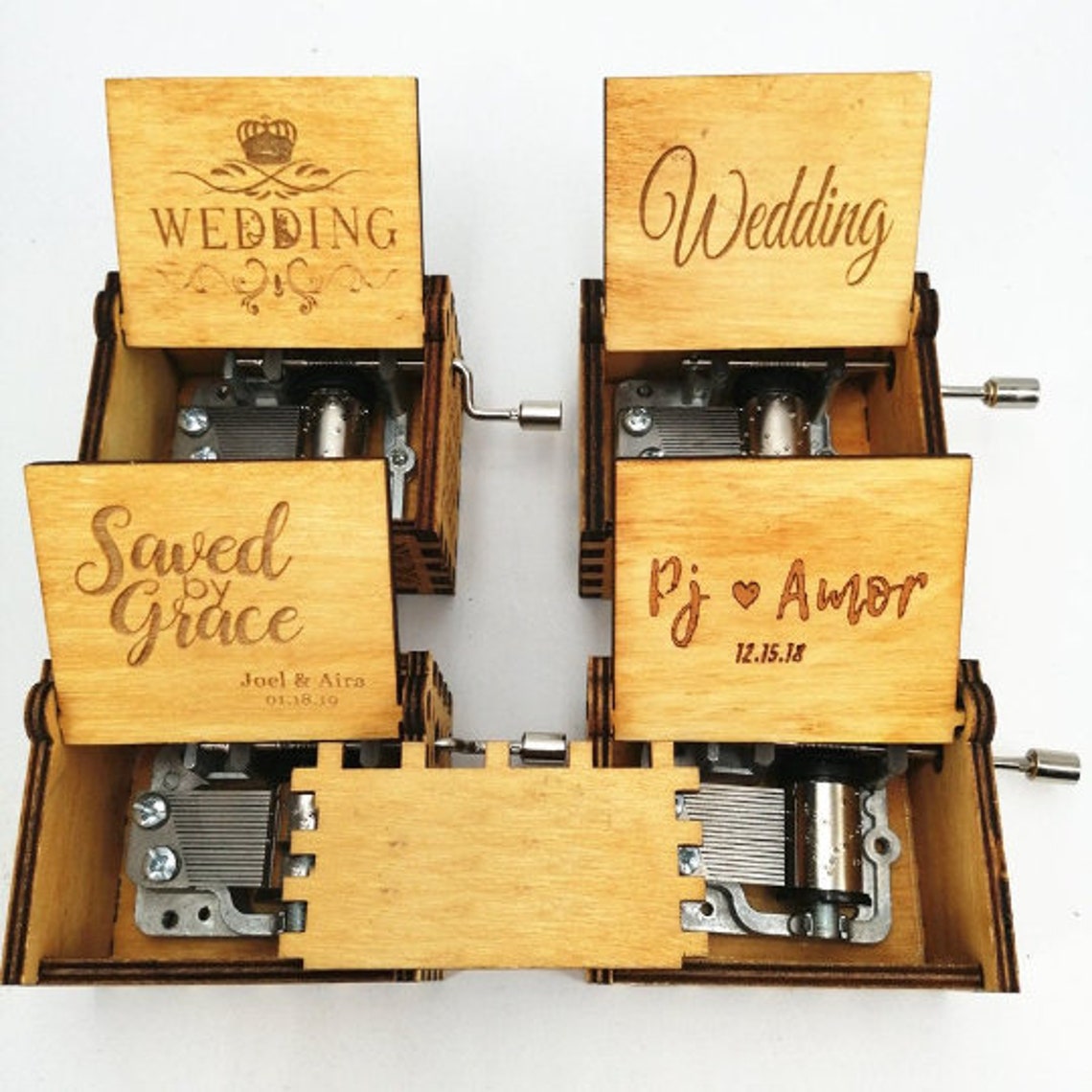 Engraved Musical Boxes You Are My Sunshinehappy Bdaywhat a Etsy Canada