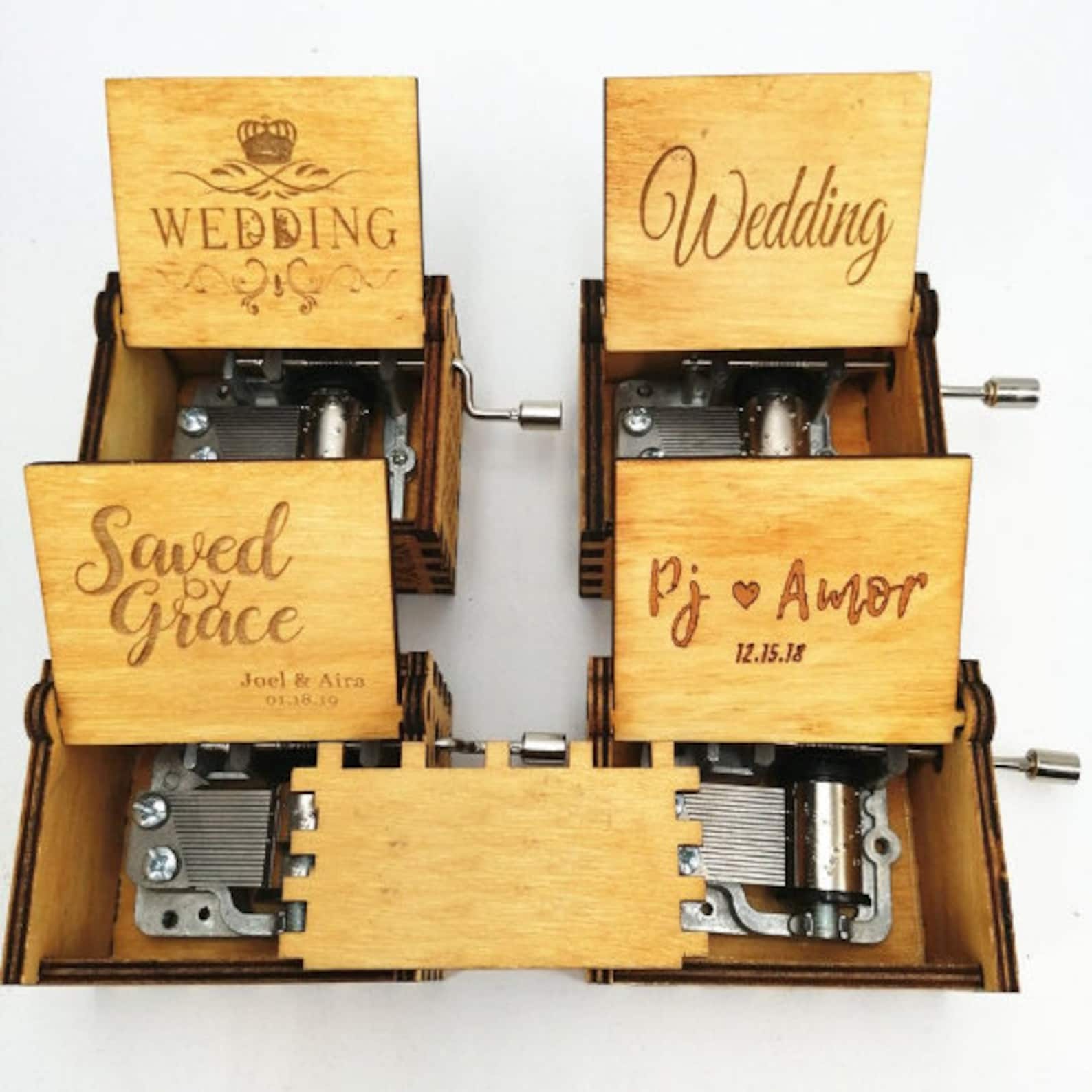 Engraved Musical Boxes You Are My Sunshinehappy Bdaywhat a Etsy Canada