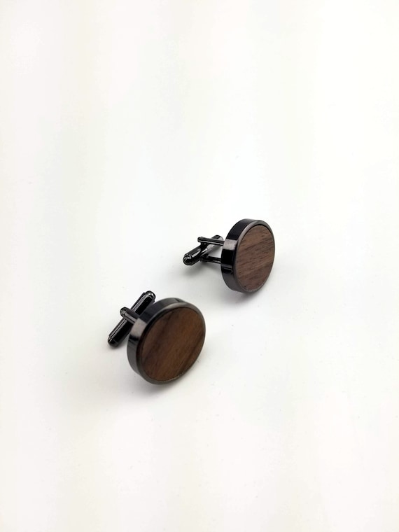 Wooden Accessories Company New Orleans Cufflinks Wood Cufflinks Hand Made in The USA