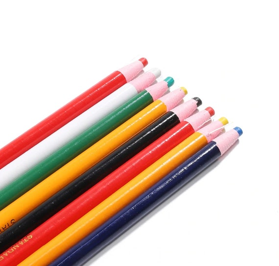  TEHAUX 6pcs Fabric Pencils for Sewing Cutting Sewing