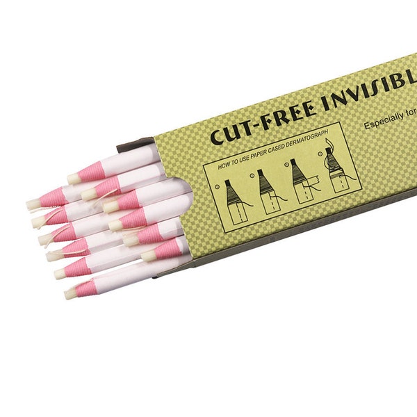 Crayons de craie de tailleur de couture colorés sans coupe stylo marqueur de tissu pour accessoires de couture sur mesure crayon de vêtement