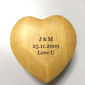 Personalized Ring Box - Custom Wood Ring Box - Ring Bearer Box - Engagement - Proposal Ring Box - Anniversary Gift - Wedding