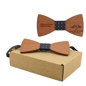 Engraved Red Sandalwood Butterfly Bowtie With Spot Centre Piece (B0204),Wood Bowtie,Bowtie,Men bowtie,Wood Tie,Wedding Bowtie