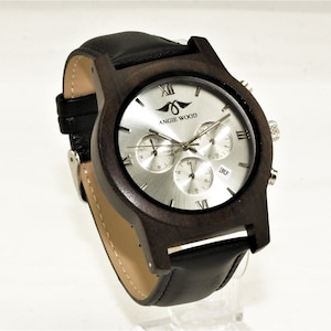 Chronograph leather watch,Men leather watch,Men watch,Leather Watch,Luxury watch,Chronograph men watch,Men watch,Leather watch,watch,w166