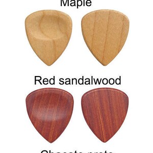 Engraved Wood Guitar Pick-Custom Engraved Wooden Guitar Pick-Guitar wood pick-Wood Guitar Pick Personalize Guitar Pick-Engrave guitar picks image 3