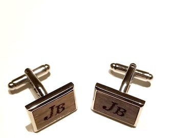 Engraved cufflink, wood cufflink, men cufflink,Cufflinks,Wooden Tie,Wooden cuff links,Cuff links,Wedding cufflinks,Groomsman Cufflinks cl026