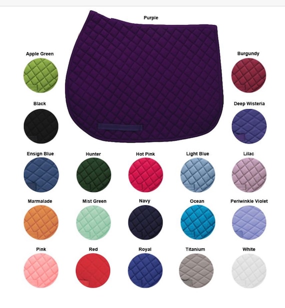 Custom saddle pads hotsell
