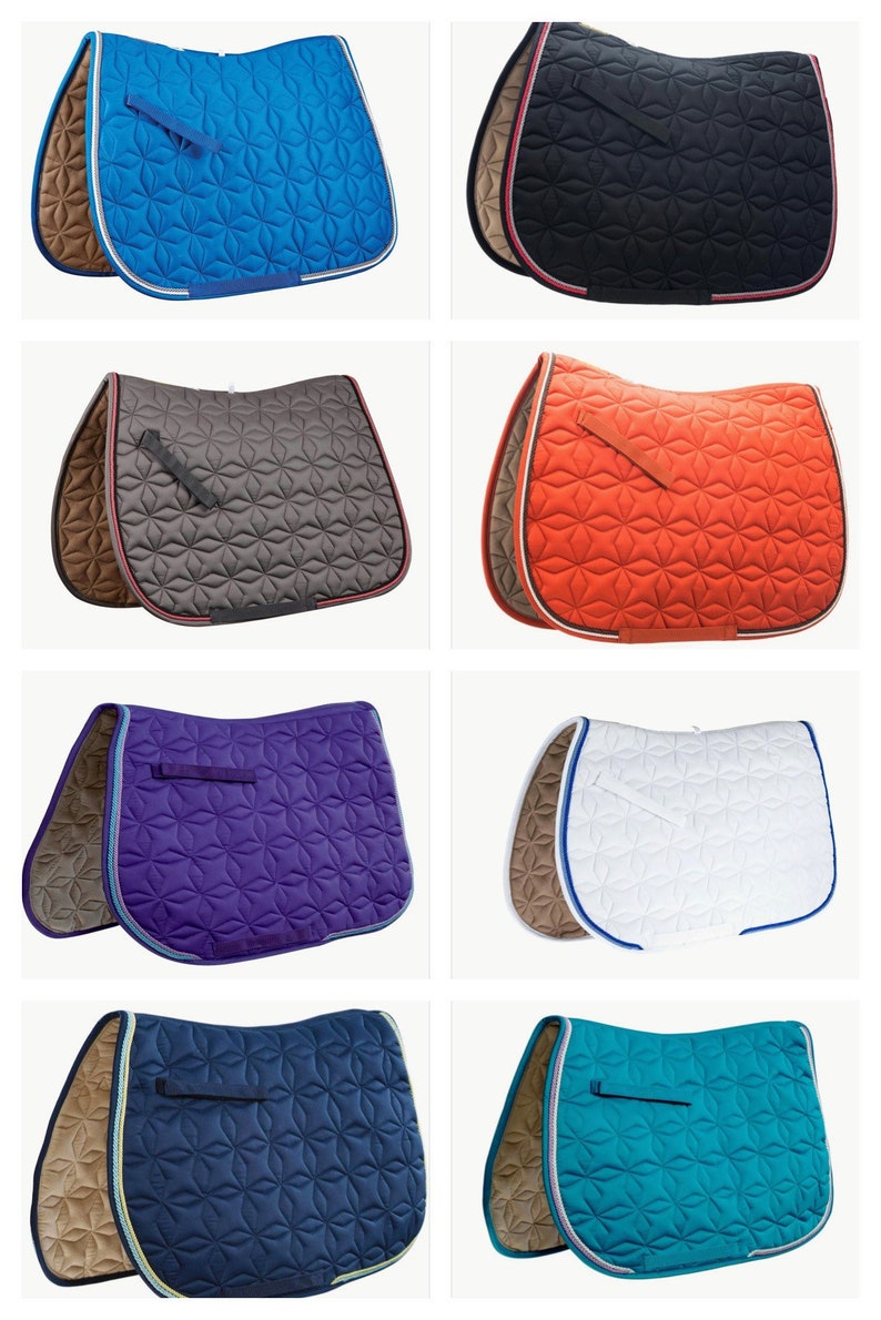 Custom Horse English Saddle Pad and Horse Jumping Etsy
