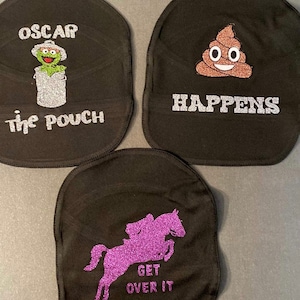 Fun Stoma bag pouch cover for Ostomy Ileostomy Colostomy - Sh!t happens, Oscar