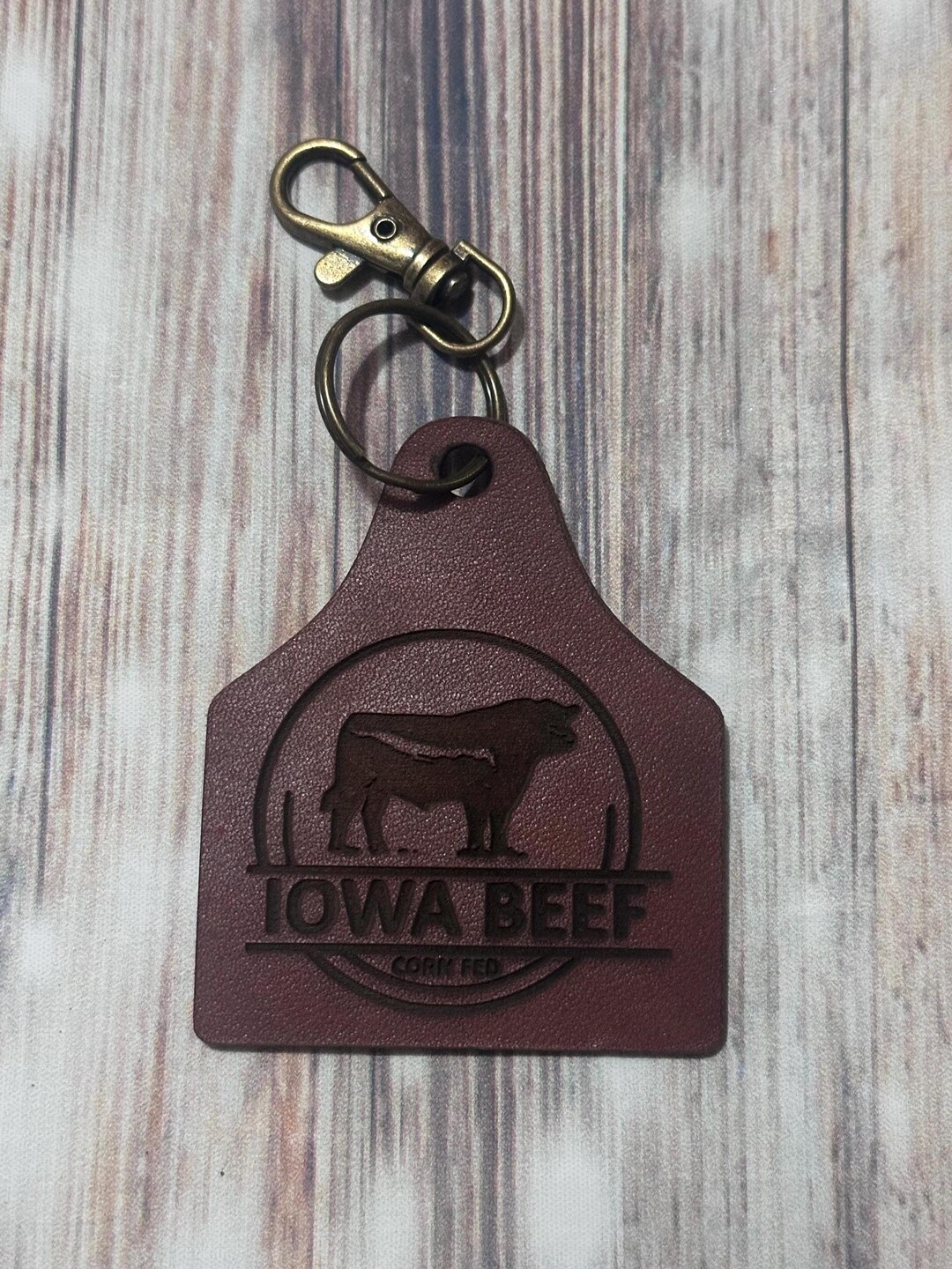 Iowa Keychain Iowa Beef or Show Steer Keychain Cows. Cattle. Gift. Farm. Agriculture ...