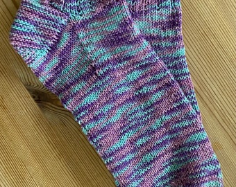 Sneaker "Mermaid" size 38/39, socks, hand-knitted