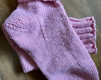 KuschelSocken „Relax“ Größe 38/39, handgestrickt, #vegan