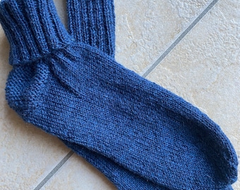 Sturdy socks "Worker" size 40/41, hand knitted