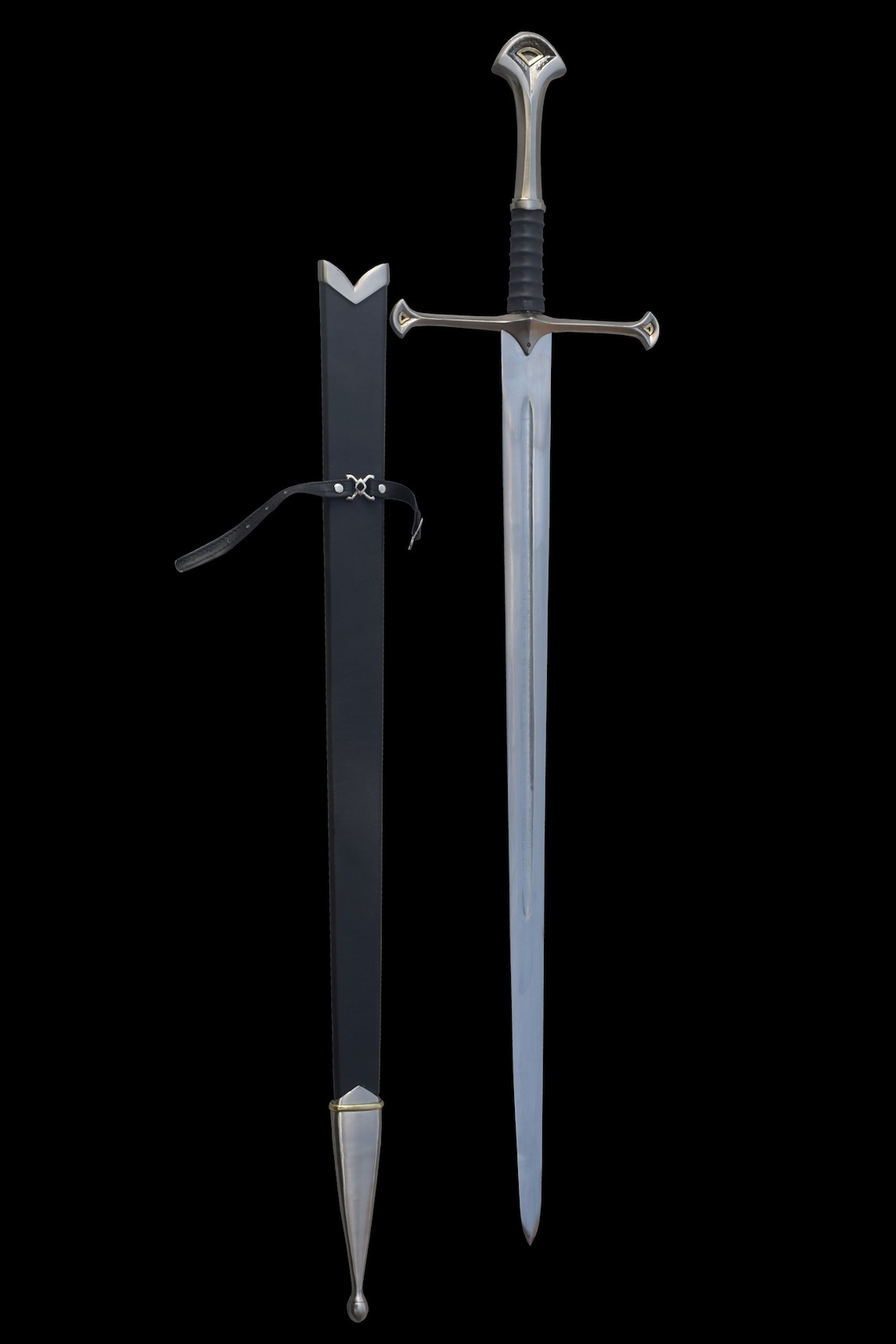 Anduril Narsil Sword of King Aragorn Replica of Lord of the Etsy