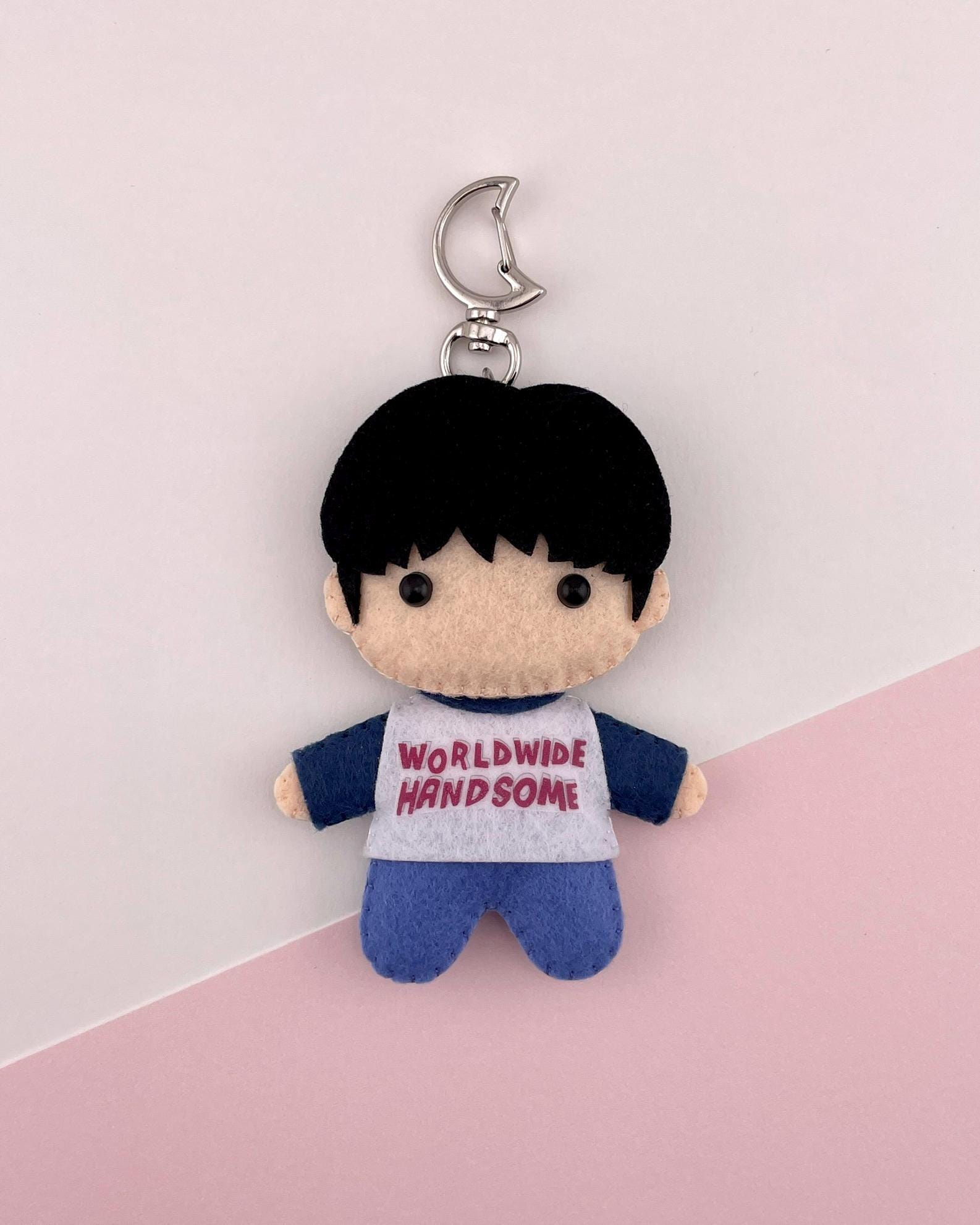 【Jin】HAPPY PLUSH KEYRING ♡3点セット♡ BTS JIN Happy Plush Keyring 3点セット BTS JIN Happy Plush Keyring