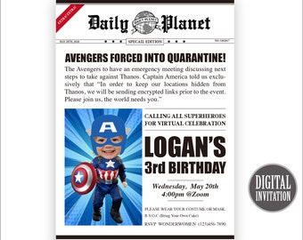 Avengers Virtual Etsy