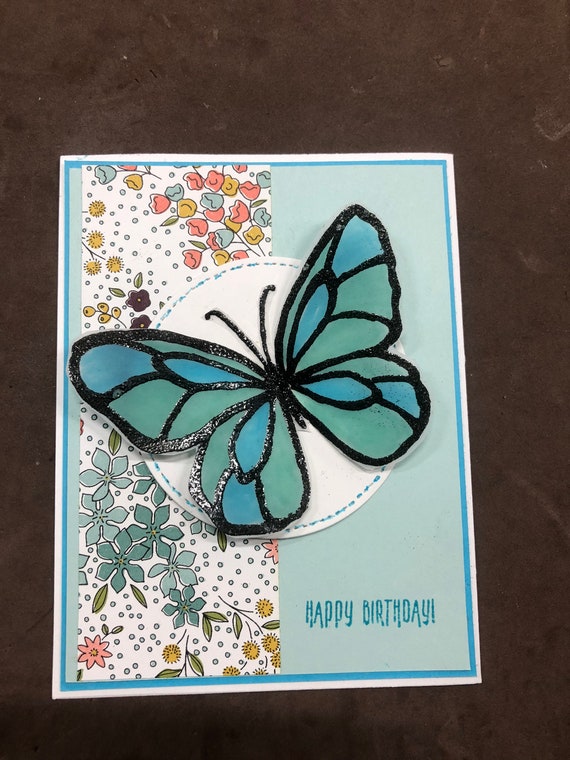 Carte Papillon Etsy