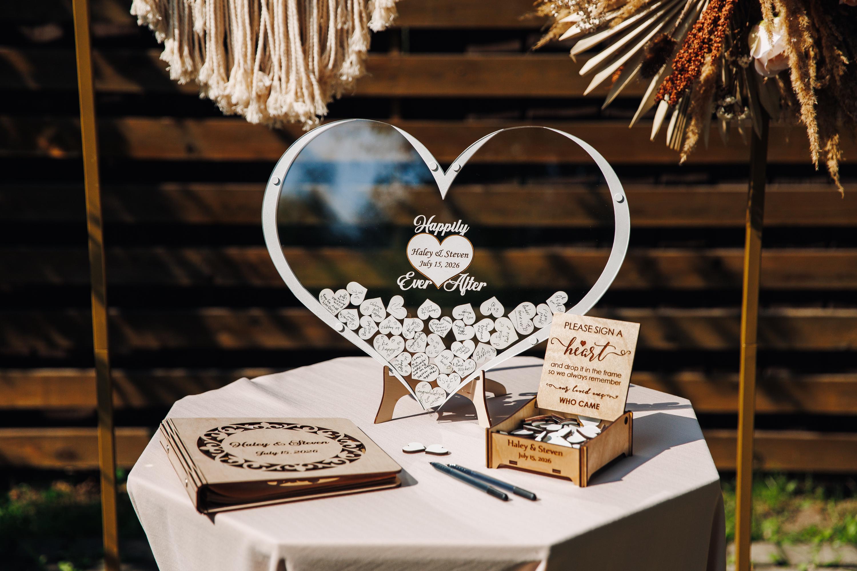 Libro Degli Ospiti Per Matrimonio, Nomi E Date Personalizzati
