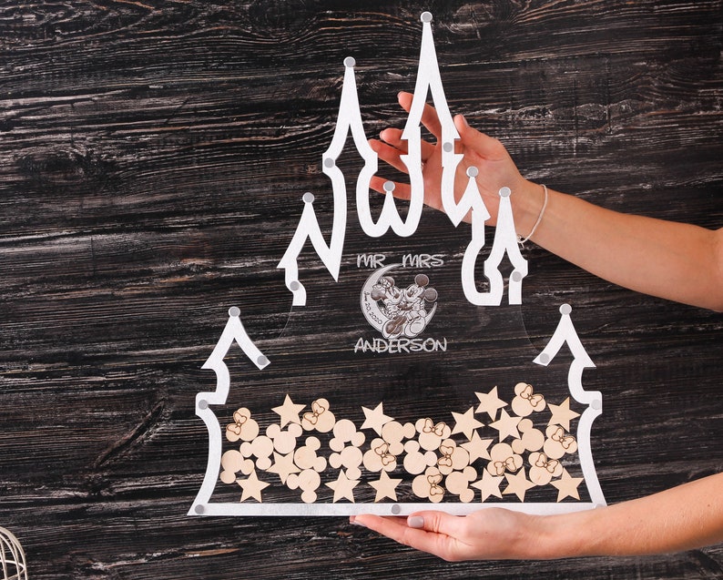 Castle Guest Book Disney Wedding Fairy Tale Party Disney Etsy