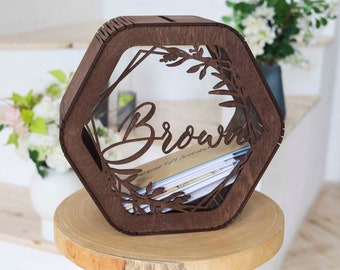 Boîte pour carte de mariage, Décorations de mariage, Boîte souvenir, Décoration de mariage rustique, Boîte pour carte de mariage personnalisée, Boîte à souvenirs personnalisée, Boîte en bois