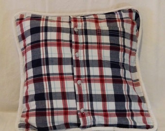 Red Plaid Pillow