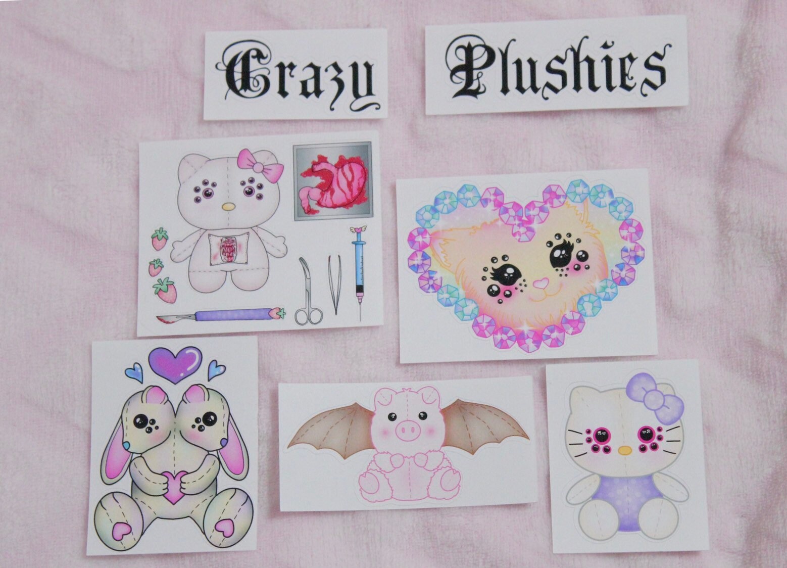 crazy plushies