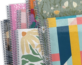 Notebooks, Personalized Lined Notebook - Silver Coil