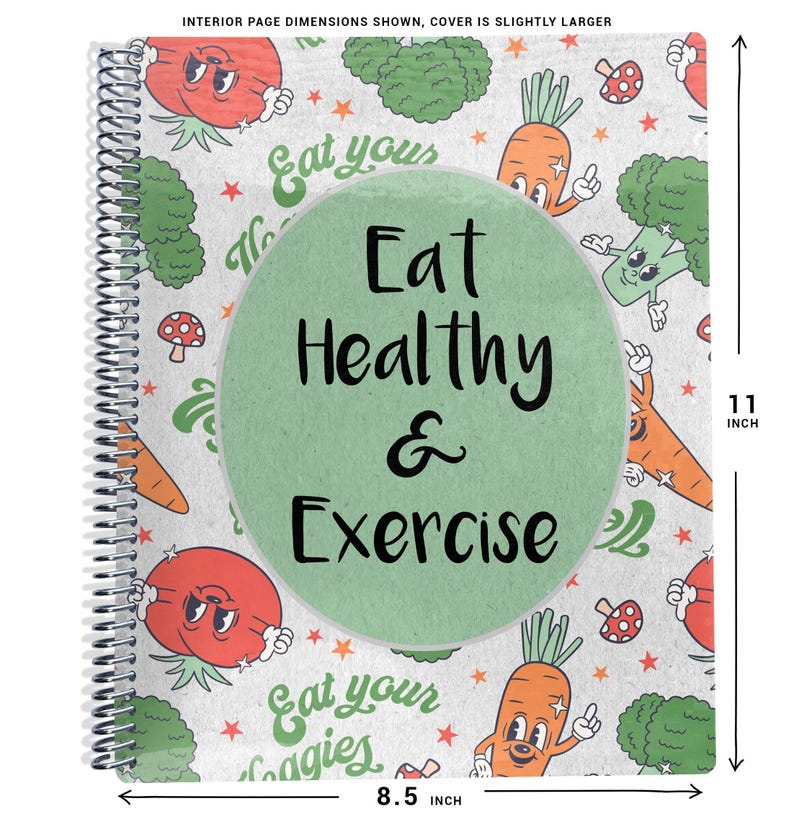 Weight Loss Planner, Weight Loss Tracker, Fitness Planner, Weight Loss Journal, Workout Planner, Meal Chart, Eat Healthy and Exercise image 2