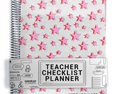 Teacher Planner 8.5x11, 2026-2027 Lesson Plan Calendar, Weekly Teacher Planner, Personalized Teacher Planbook, Star Ship