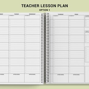 TEACHER Checklist Planner, Personalized Teacher Planner 2024-2025, Lesson Planner, Teacher Appreciation Gift, Caffeinated Teachers Club image 2