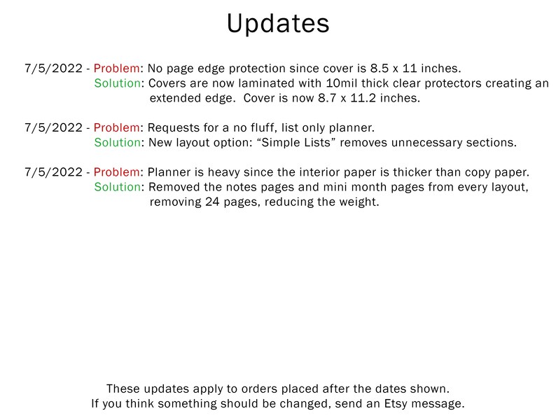 Checklist Planner Personalized 20222023 Planner Custom Etsy