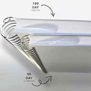 a close up of a book with a spiral design