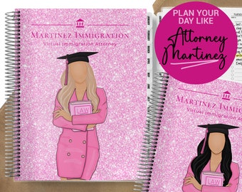 Attorney Martinez Exclusive Planner, The Pink Lawyer #K1