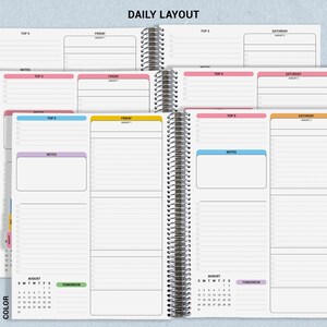 Checklist Planner, To Do List Planner, 2026-2027, Personalized Weekly Planner, Wildflower Books image 7