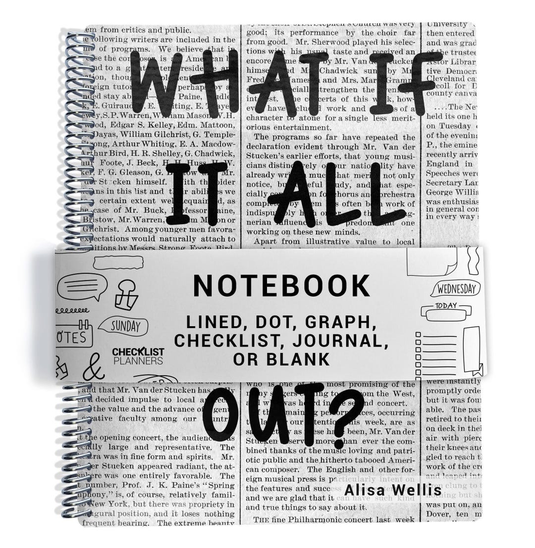 Notebook, Lined, Checklists, Dot Grid, Graph, Journal, Diary, or Blank ...