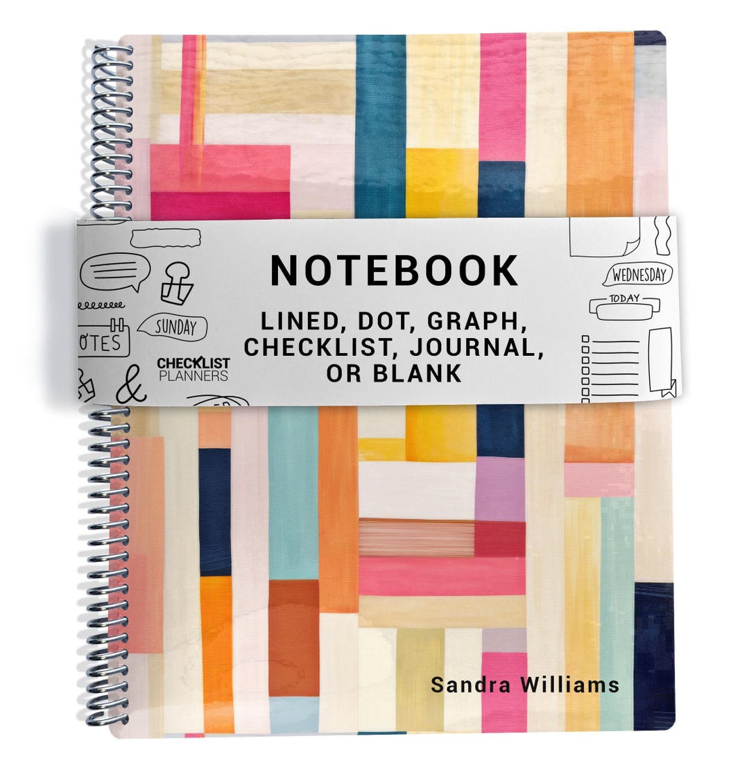 Notebook, Lined, Checklists, Dot Grid, Graph, Journal, Diary, or Blank ...