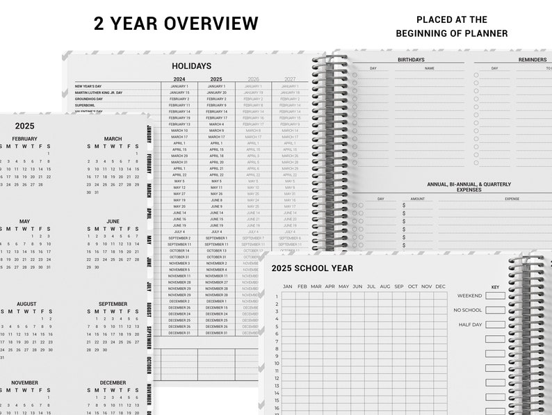 TEACHER Checklist Planner, Personalized Teacher Planner 2024-2025, Lesson Planner, Teacher Appreciation Gift, Caffeinated Teachers Club image 8