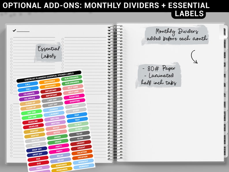 TEACHER Checklist Planner Personalized Planner Teacher Etsy