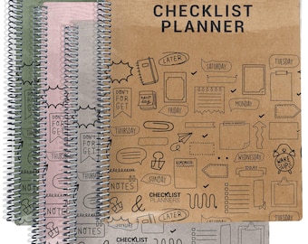 2026-2027 Planner, Simple Checklist Planner, To Do List Planner, 2026 Weekly Planner